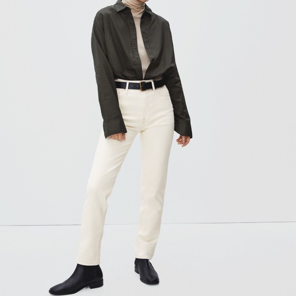 Everlane The Original Cheeky® Jean Tan Base - Size 24 - Picture 1 of 7
